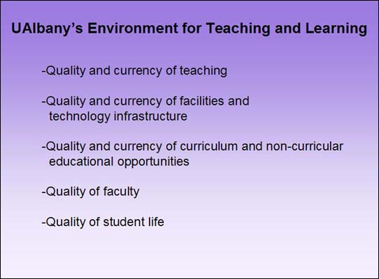 UAlbany's Environment for Teaching and Learning