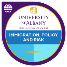 immigration, policy and risk digital badge