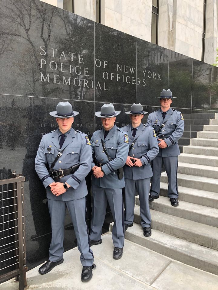 UPD Officers at State of New York Police Officers Memorial