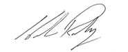 Signature of Havidán Rodríguez