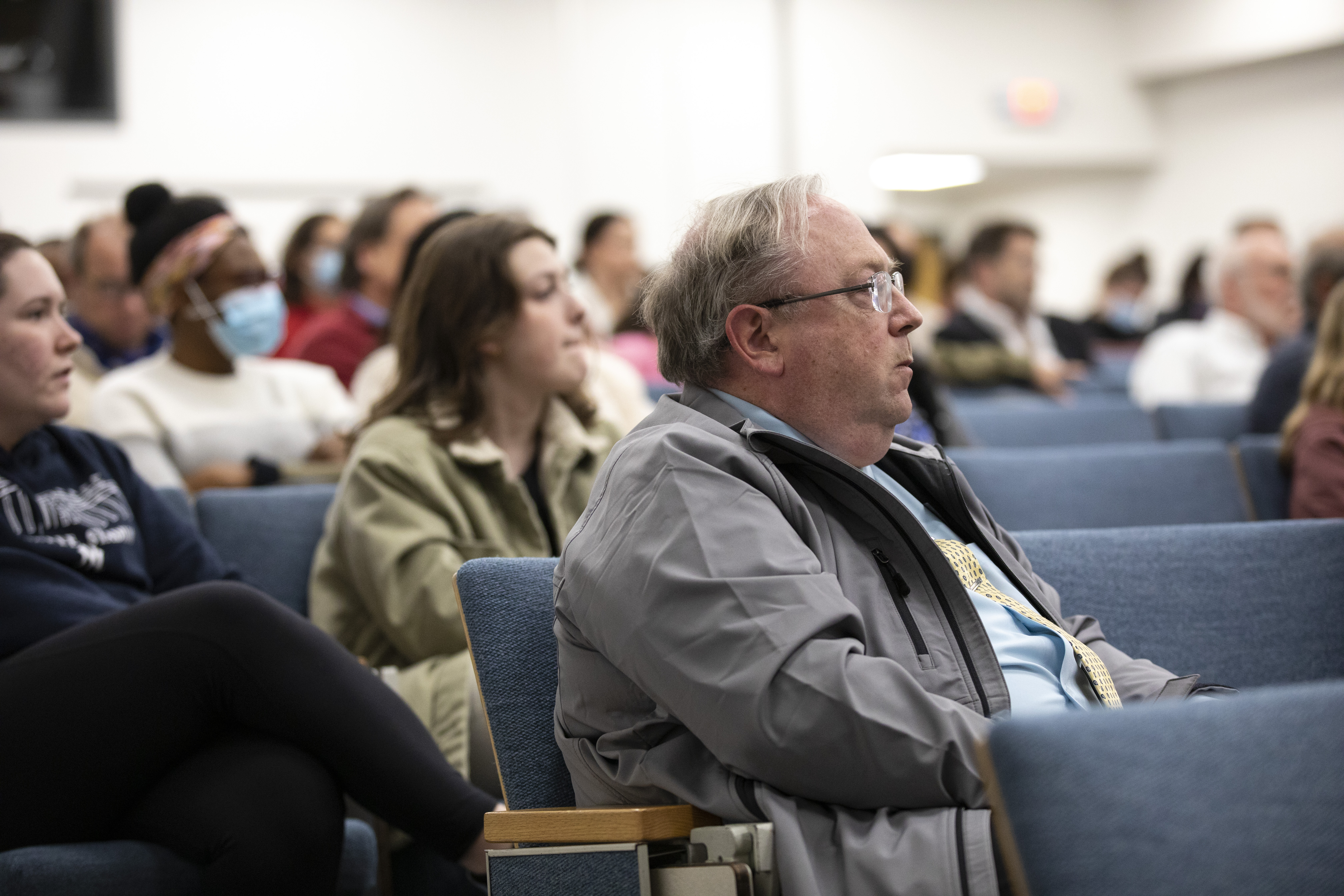 Acting Commissioner of Health James V. McDonald in the audience for the Axelrod Prize Lecture