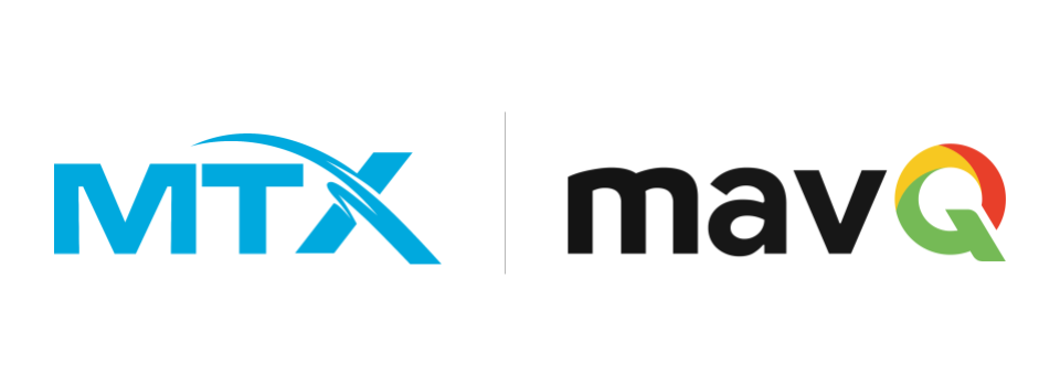 MTX logo and mavQ logo.