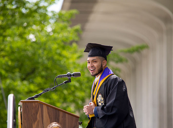 Graduate commencement speaker