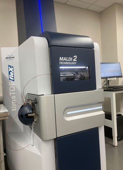 timsTOF fleX MALDI-2 mass spectrometry system.