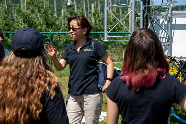 Girls Inc. Eureka! program camp at UAlbany 2019 - outdoors