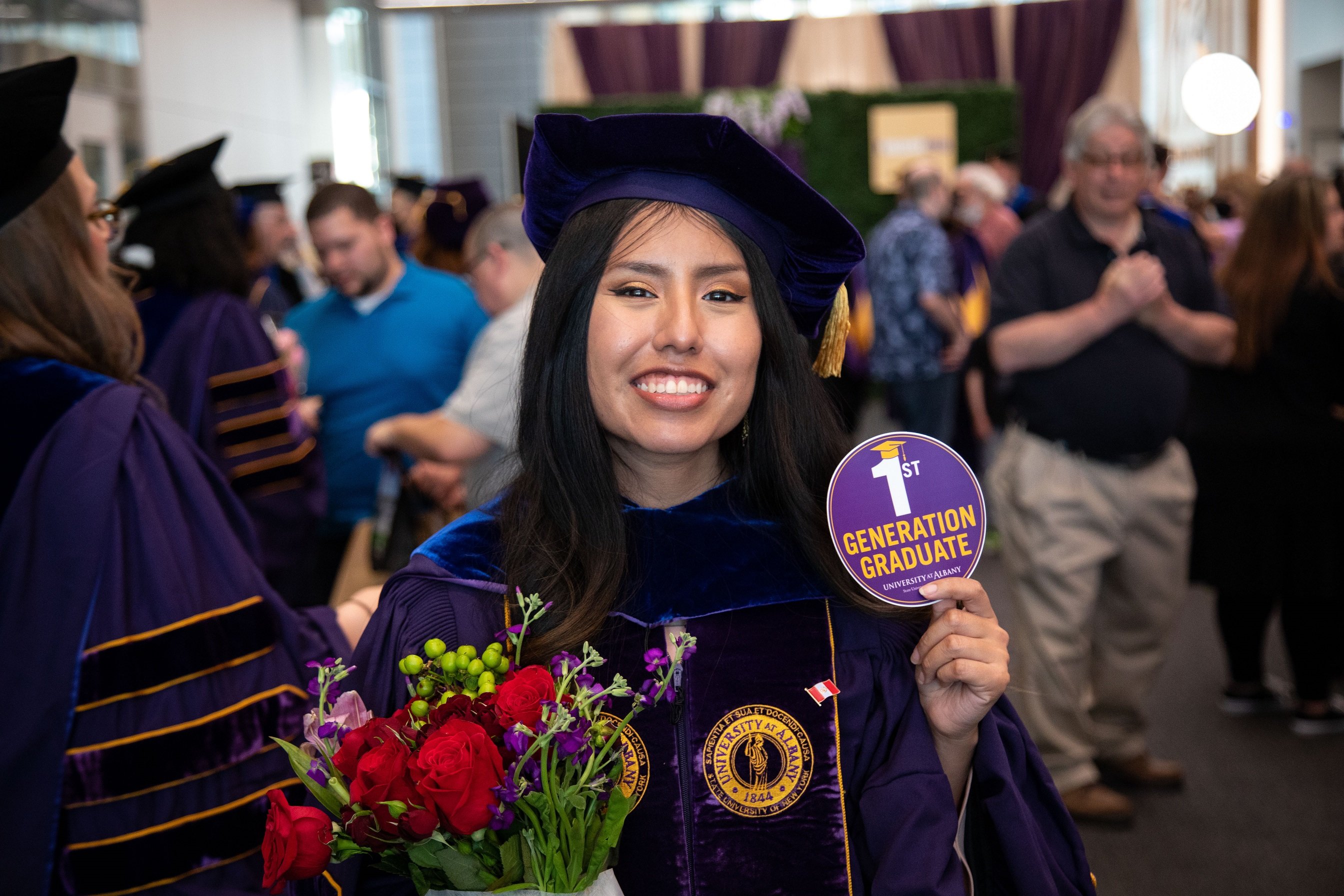 UAlbany Again Ranks Among Leaders In Social Economic Mobility   20220512  2022 Doctoral Hooding 4T9A7038 