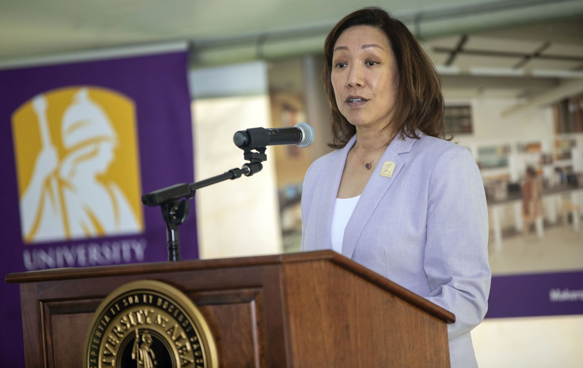 Podcast Provost Carol Kim discusses UAlbany's Inaugural Showcase