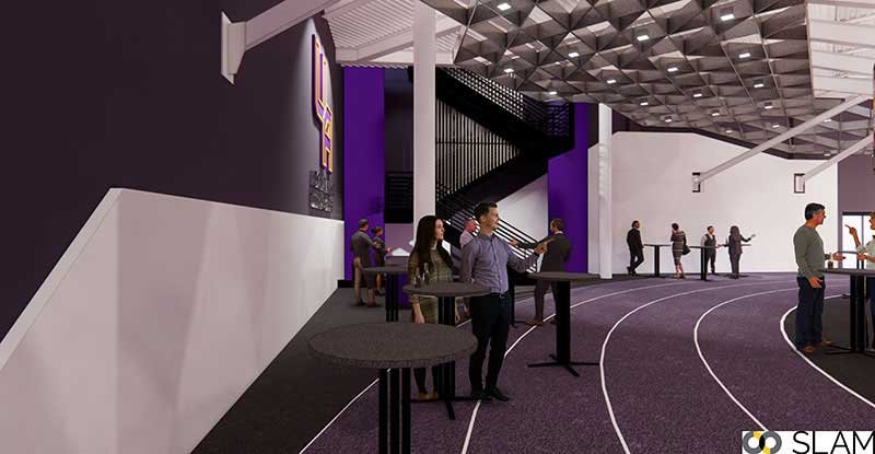 Computer rendering of meeting space in the arena