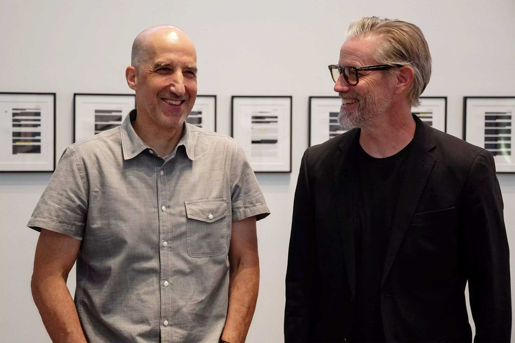 University at Albany professors Edward Schwarzschild, left, and Danny Goodwin, right