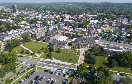 Aerial photo of Albany