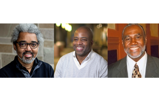 Headshots of three men: Dr. Alex L. Pieterse, Dr. Patrick Jean-Pierre and Gregory Owens.