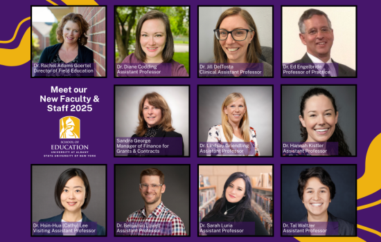 2025 Meet Our New Faculty and Staff with 11 portraits