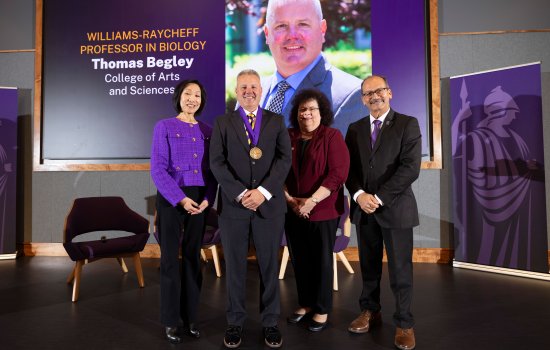 Professor Thomas Begley awarded Williams-Raycheff Endowed Professorship.