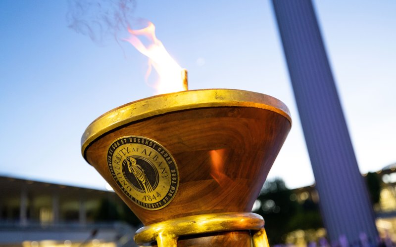 Photo of the UAlbany Torch