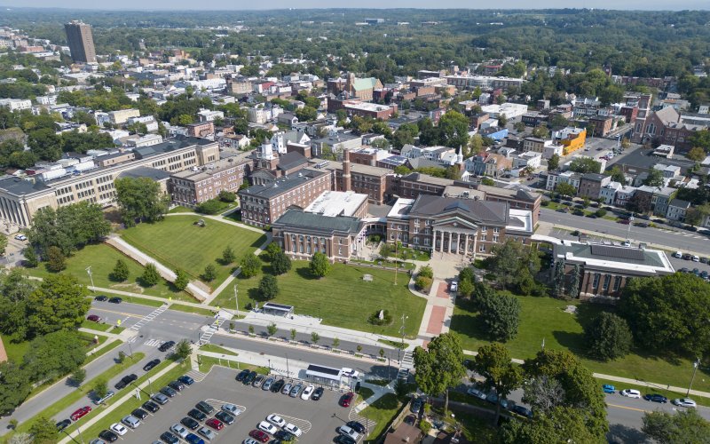 Aerial photo of Albany