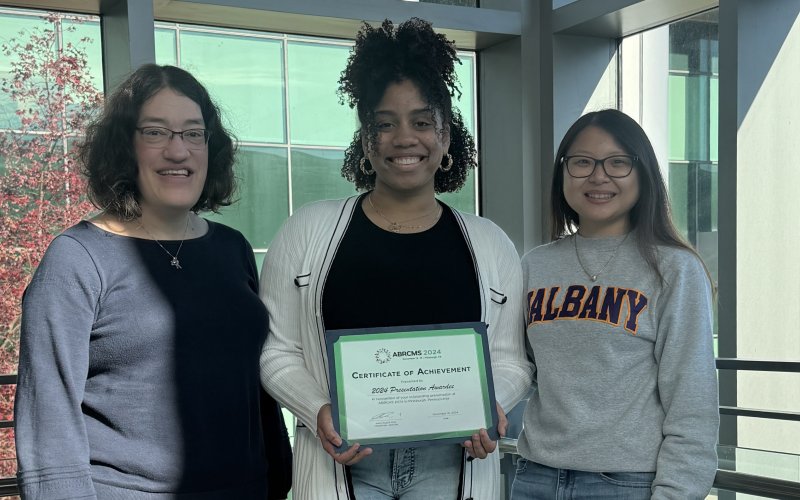 Sydney Hanson wins ABRCMS award