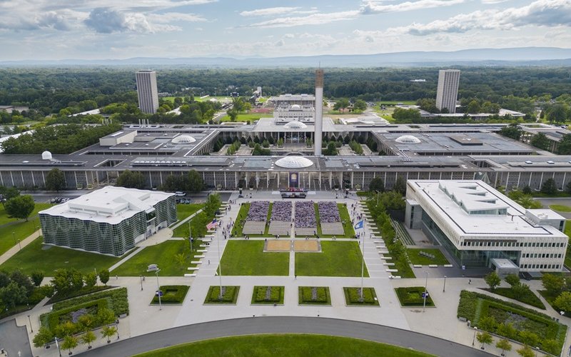 aerial photo of UAlbany's Uptown Campus