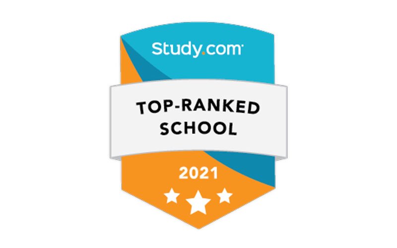 Study.com Top-Ranked School 2021 for CEHC Best Bachelor's in Homeland Security Degree Programs