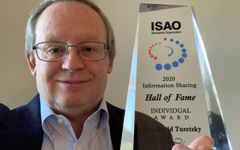 David Turetsky, a Professor of Practice at CEHC Receives Information Sharing Hall of Fame Award