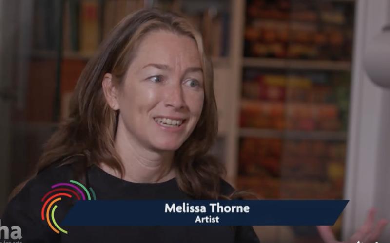 Melissa Thorne appears on an episode of AHA! A House for Arts on WMHT November 2020.