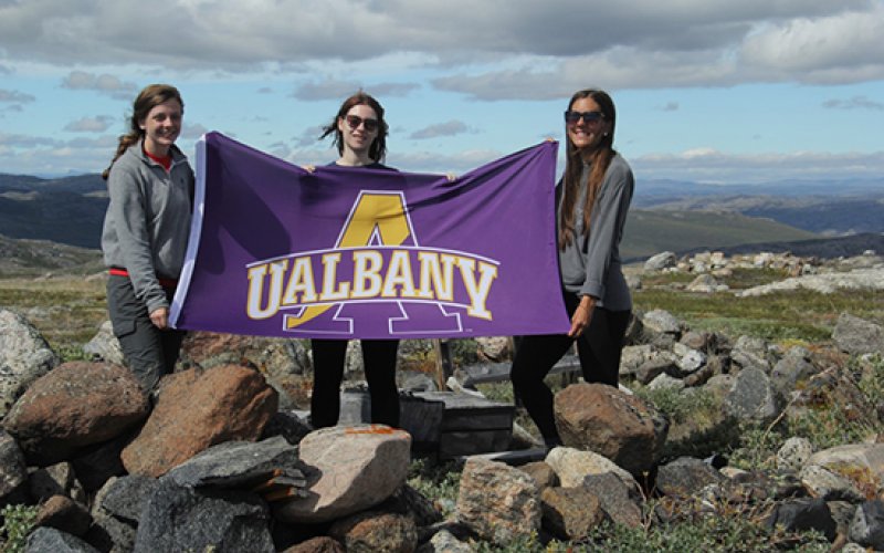 From left: Celia Werner '21, Chelsea Elizabeth Snide '19, Allison Finch '20.