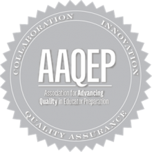 Association for Advancing Quality in Educator Preparation gray seal mark