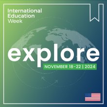 International Education Week (IEW) 2024 logo.