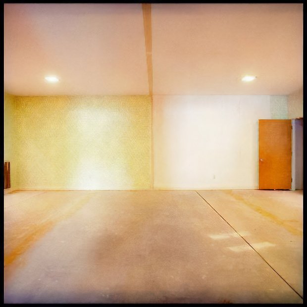 Photograph of an empty room